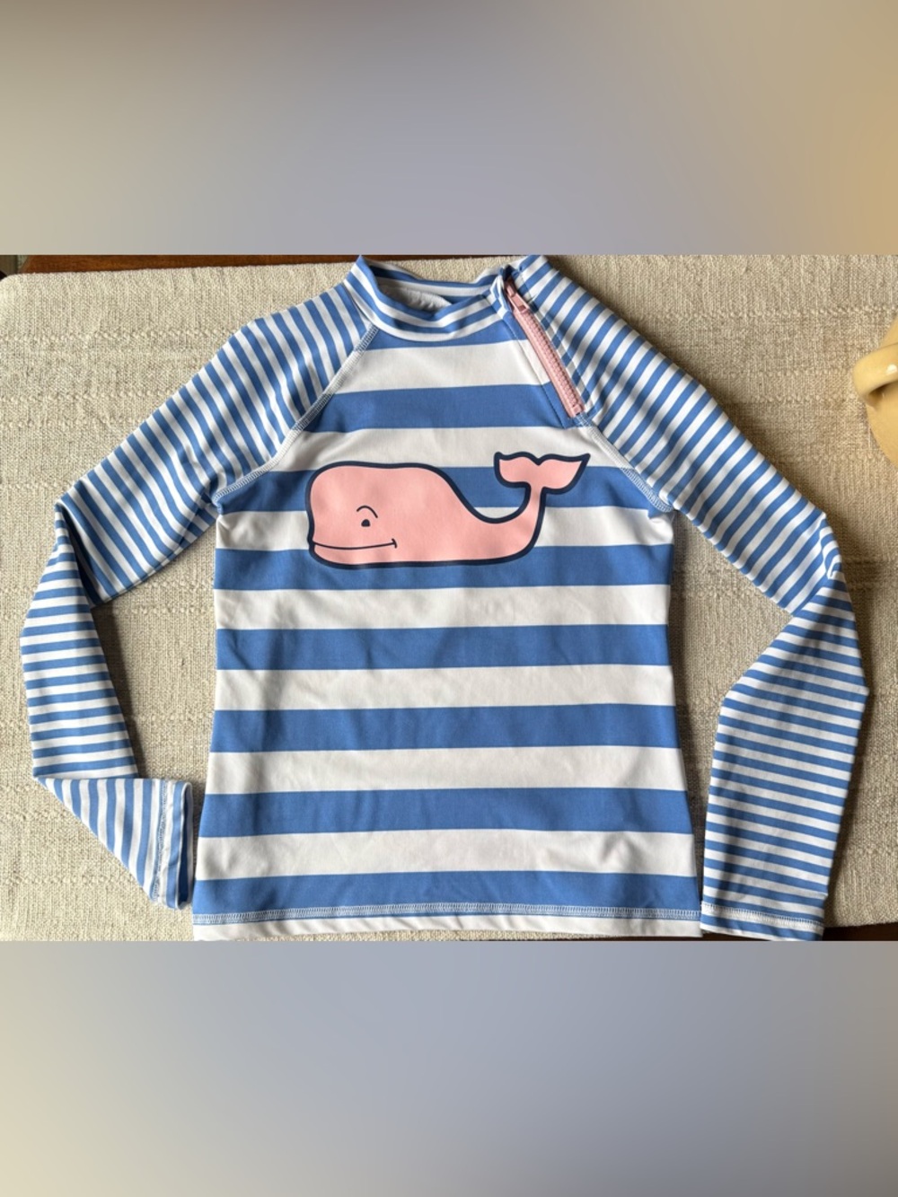 Vineyard Vines for Target Girls Rash Guard Whale M 7/8